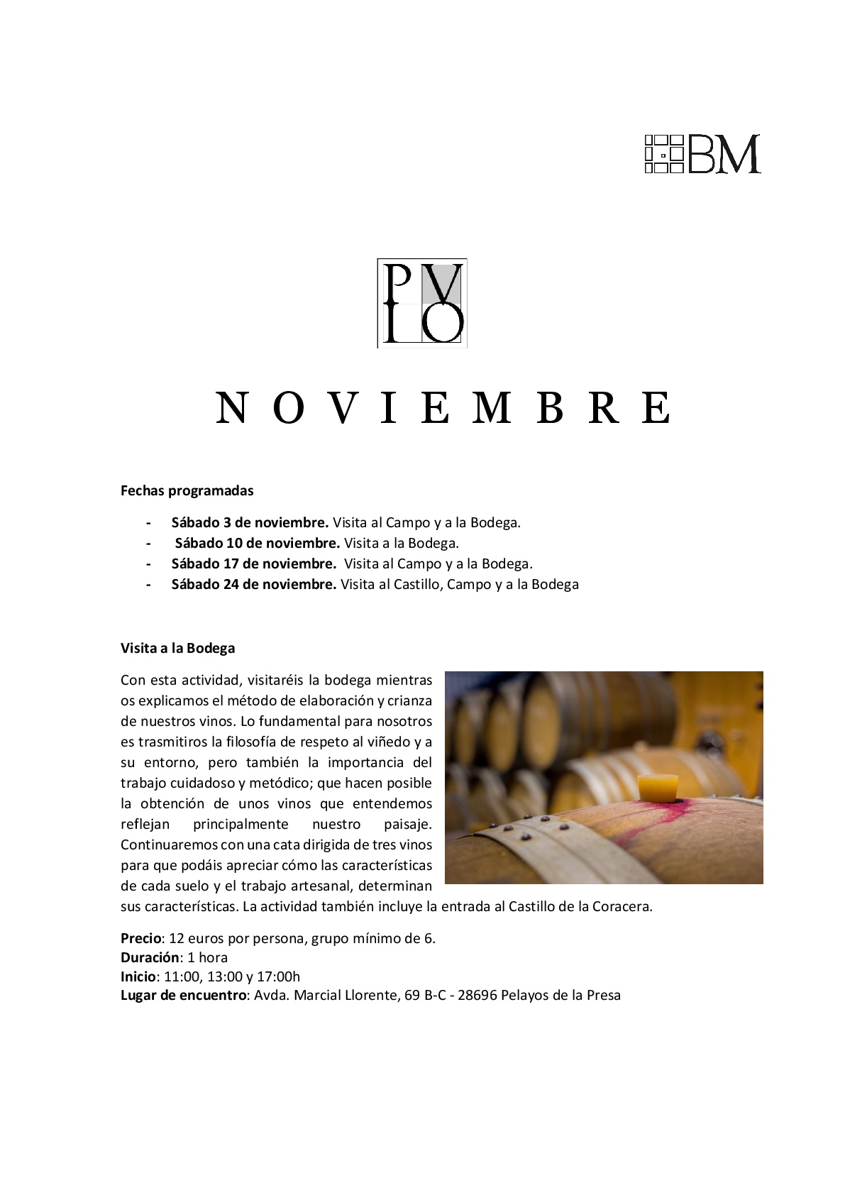 visitas noviembre